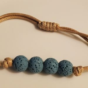 2/$15 Essential Oil Lava Bead Bracelet NEW